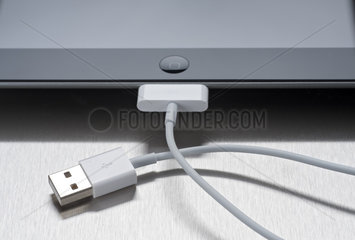 Hamburg  Deutschland  USB-Kabel fuer das iPad