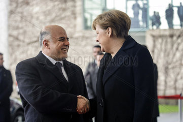 Al-Abadi + Merkel