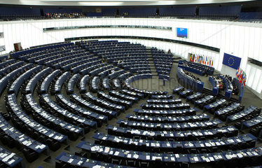 Strassburg  Frankreich  Plenarsaal im Europaparlament