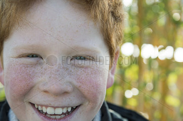 Boy smiling  portrait