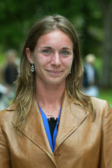 Tennisspielerin Laura Dell'angelo im Portrait