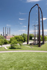 Power station in park
