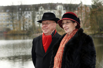 Udo und Heide Simonis  SPD  am See