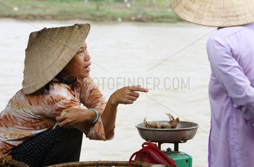 Vietnam  Fischmarkt in Hoi An