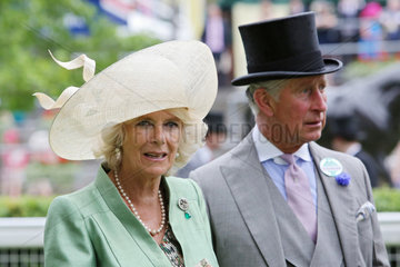 Ascot  Grossbritannien  Prinz Charles  Kronprinz von Grossbritannien und Camilla Mountbatten-Windsor  Herzogin von Cornwall und Rothesay