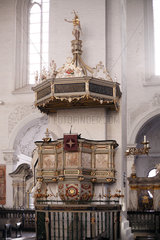 Luebeck  Deutschland  die Renaissance-Kanzel im Luebecker Dom
