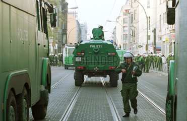 Polizeieinsatz in Berlin Mitte