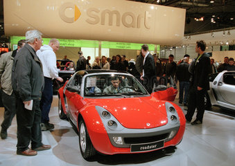 Der Smart Roadster auf der Automesse AMI in Leipzig