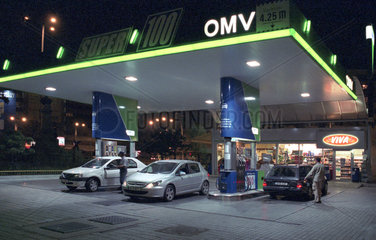 OMV-Tankstelle in Bukarest