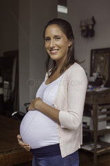 Pregnant woman  portrait