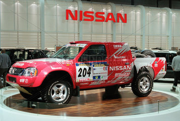 Gelaendewagen von Nissan auf der Automesse in Leipzig