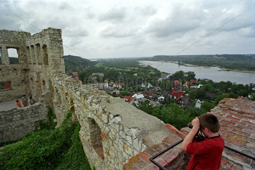 Schlossruine in Kazimierz Dolny  Polen