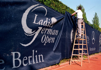 Vorbereitung auf die Ladies German Open