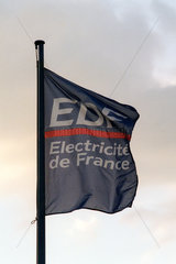 Fahne mit EdF Logo