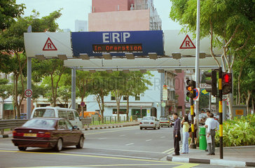 Erfassungsgeraet des ERP in Singapur