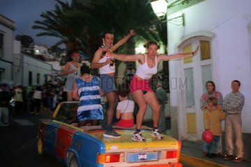 Agaete  Gran Canaria  Spanien  Karnevalsumzug