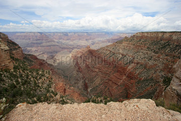 Flagstaff  USA  Ausblick in den Grand Canyon