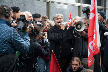 Berlin  Deutschland  Demonstration am Bankenaktionstag