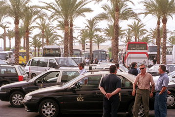 Mallorca  Spanien  Taxis in der Hauptstadt der Insel