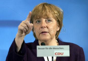 Kiel  CDU-Vorsitzende Angela Merkel