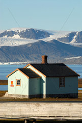 Die noerdlichste Poststation vor dem Nordpol in Ny Alesund (Norwegen)