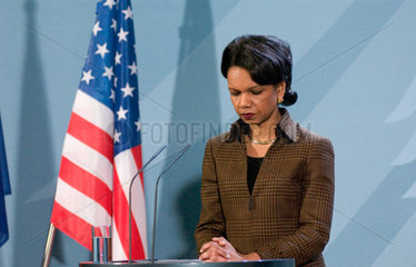 Die US-Aussenministerin Condoleezza Rice