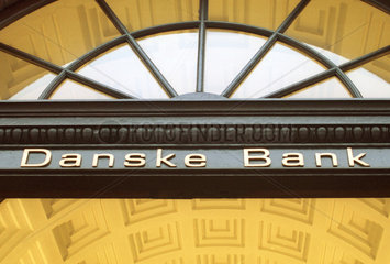 Schriftzug der daenischen Danske Bank
