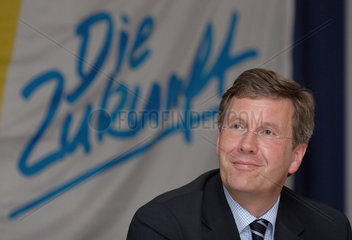 Ministerpraesident Christian Wulff (CDU) in Kiel
