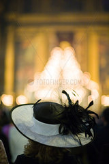 Sevilla  Spanien  Frau mit Hut