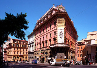 Rom  Strassenverkehr auf der Via Nazionale