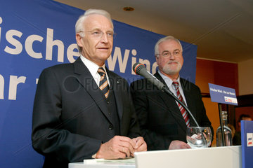 Peter Harry Carstensen (CDU) und Edmund Stoiber (CSU)