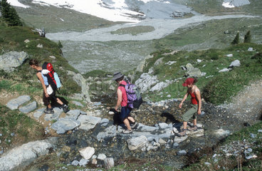 Glechterwanderung in der Jungfrauregion (Schweiz)