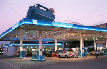 Aral-Tankstelle in Poznan  Polen