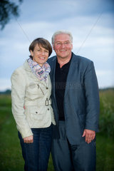 Saaringen  Deutschland  Dr. Frank-Walter Steinmeier  SPD  und seine Ehefrau Elke Buedenbender