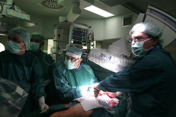 Berlin  Deutschland  Herzoperation im Deutschen Herzzentrum im Virchow Klinikum
