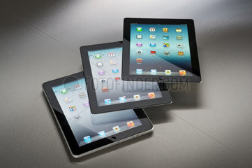 Hamburg  Deutschland  Apple iPad 1  Apple iPad 2 und Apple iPad
