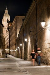 Salamanca  Spanien  Stadtansicht bei Nacht