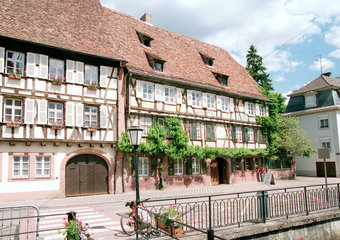 Mittelalterliches Fachwerkhaus im Elsass