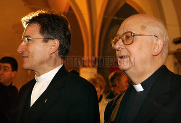 Berlin  Bischof Wolfgang Huber und Erzbischof Georg Kardinal Sterzinsky
