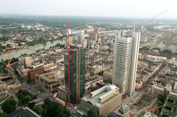 Blick vom Maintower auf die Frankfurter Innenstadt