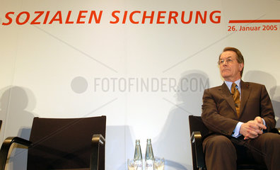 SPD-Vorsitzender Franz Muentefering  Berlin