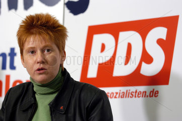 PDS-Politikerin Petra Pau  Berlin