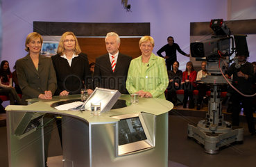 TV-Duell mit FDP  Gruenen und SSW