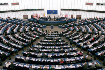 Strasbourg  Feierliche Sitzung des EU Parlaments