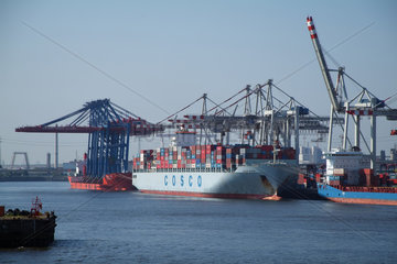 Hamburg  Deutschland  Containerterminal Tollerort