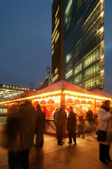 Berlin  Weihnachtsmarkt am Potsdamer Platz