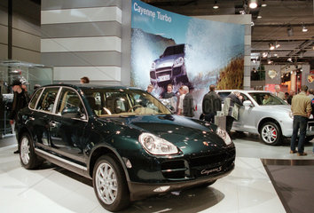 Porsche Cayenne Gelaendewagen auf der Automesse AMI