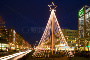 Berlin  Weihnachtsbeleuchtung Kurfuerstendamm