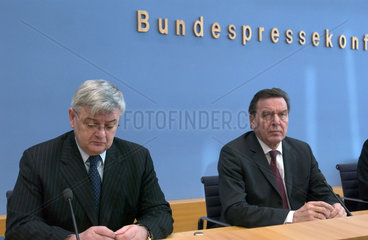 Joschka Fischer und Gerhard Schroeder