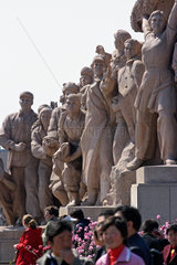 Peking  Monument auf dem Tiananmen-Platz